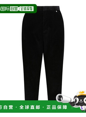 1h可退 香港直邮Prada 普拉达 男士 CLOTHING 黑色棉质裤子 SPH31