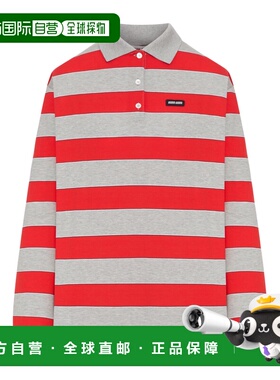 1h可退 香港直邮Miu Miu 长袖Polo衫 MJLA1914RTSOOO