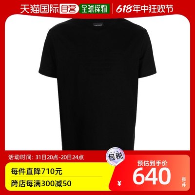 香港直邮Emporio Armani 安普里奥 阿玛尼 男士 Polos T恤黑色T恤