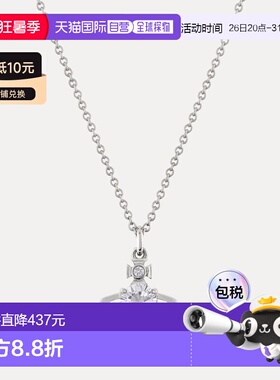 欧洲直邮VIVIENNE WESTWOOD西太后新品水晶吊坠简约日常项链
