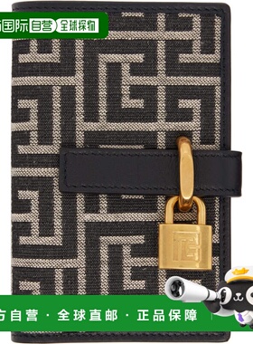 香港直邮Balmain 巴尔曼 男士 黑色 Pulse Holder Monogram Jacqu