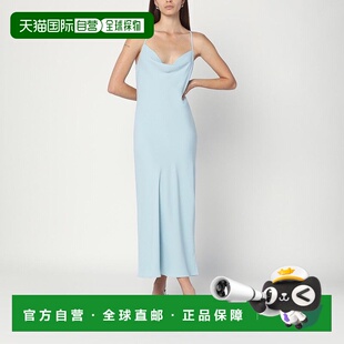 Klein 浅蓝吊带连衣裙 卡尔文 女士 CRêP 克莱恩 香港直邮Calvin