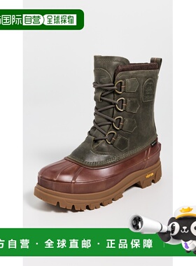 1h可退 香港直邮Sorel 冰熊 女士 x Barbour Caribou Horizon GTX