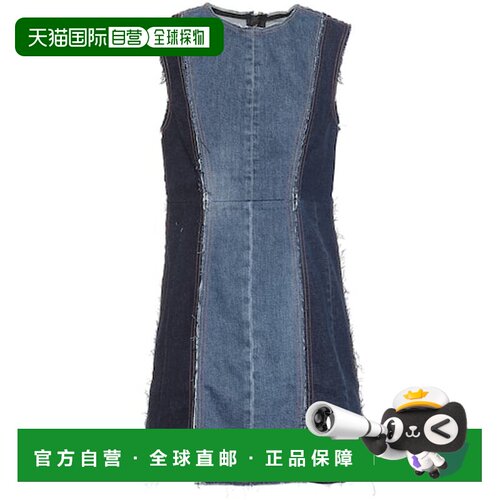 1h可退 香港直邮Acne Studios 艾克妮 女士 Blå Konst 牛仔迷你连