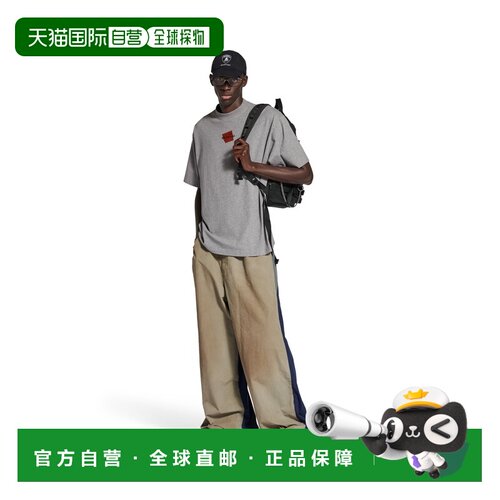 自营欧洲直邮Balenciaga巴黎世家 Balenciaga Back男士胶带图案短