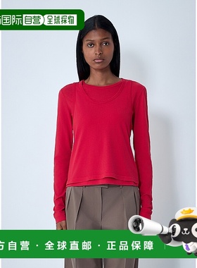 香港直邮The Row 女士 Seruni T 恤 9049K569 red红色 舒适时尚