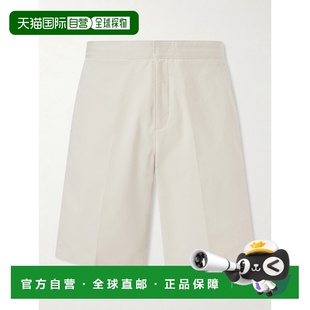 香港直邮Orlebar 直筒弹力棉质短裤 Brown Laurent 男士 1h可退