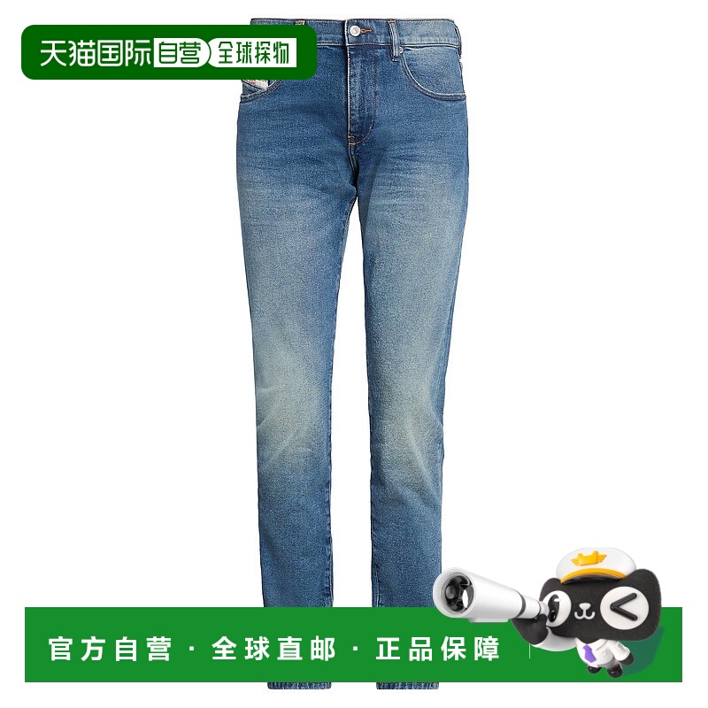 香港直邮Diesel 迪赛 男士 牛仔长裤 blue蓝色 舒适时尚