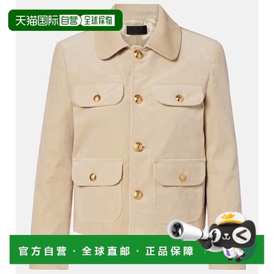 香港直邮NILI LOTAN 女士 Chamonix 棉混纺夹克 beige米色 舒适时