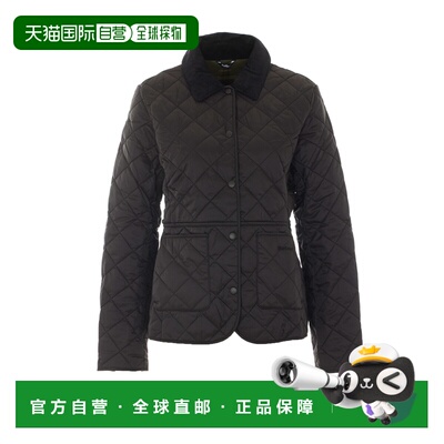 1h可退 香港直邮Barbour 女士户外风衣 LQU1012BK91 CO 黑色 Deve