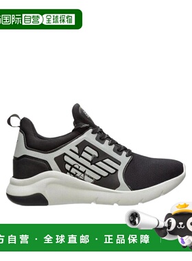 香港直邮EA7 Emporio Armani logo贴花低帮板鞋 X8X057XCC55