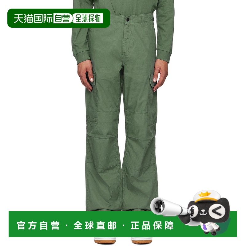 香港直邮Carhartt 卡哈特 男士 绿色 Regular 工装裤 I032467