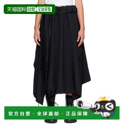 香港直邮Y-3 女士 黑色 Sport Uniform Adaptive Length 半身裙 K