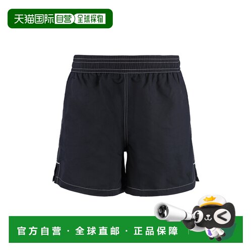 1h可退 香港直邮Ami Paris 男士短裤 HBW006PA0027001 AW2025 黑