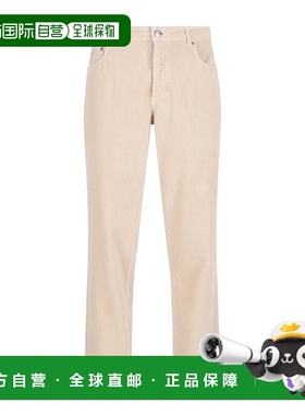 香港直邮Brunello Cucinelli 腰带环休闲裤 M280UF1010直筒裤