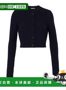 香港直邮Alaia 长袖开衫 AA9S0360K096B羊毛针织衫