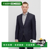 BOSS雨果BOSS BLACK 修身 自营欧洲直邮HUGO 剪裁初剪羊毛斜纹西装