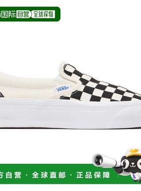 1h可退 香港直邮Vans 范斯 女士 灰白色 & 黑色 LX Slip-On Reiss