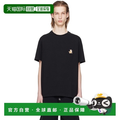 1h可退 香港直邮MAISON KITSUNE 男士 黑色 Speedy Fox T 恤 MM00