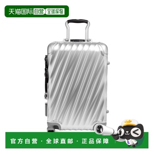 自营欧洲直邮Tumi途明 19 Degree银色铝拉链口袋行李箱男女通用