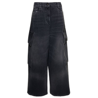 1h可退 欧洲直邮PALM ANGELS 女士牛仔裤PWYB030F23DEN0021060