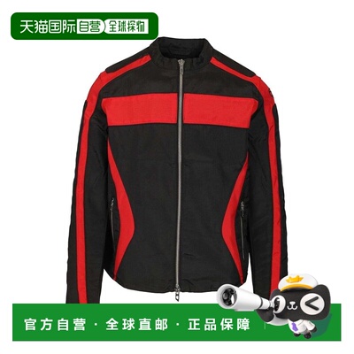 1h可退 香港直邮Diesel 迪赛 男士 黑色 & 红色 Biker-Style Colo