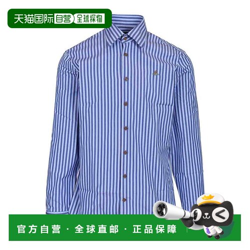 香港直邮VIVIENNE WESTWOOD 男士衬衫 2401000JW018SK204BLUE