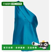 香港直邮Simkhai 女士 Lexy 1h可退 垂褶单肩缎面上衣 001397