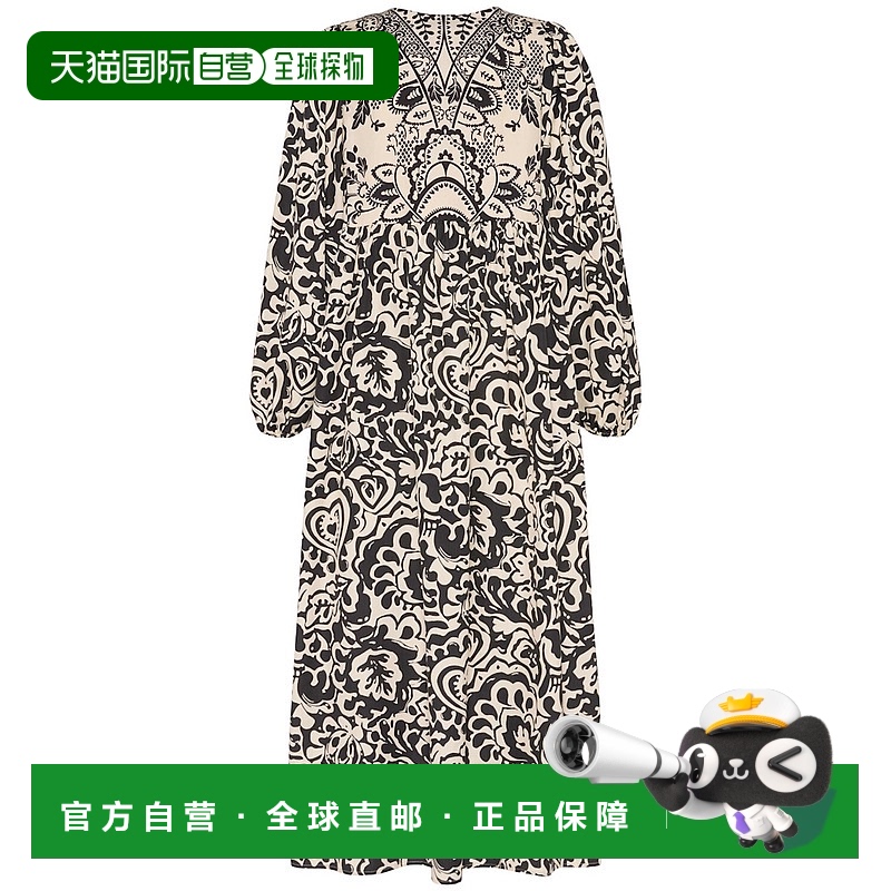香港直邮Weekend Max Mara 女士 Anzio印花府绸迷笛连衣裙