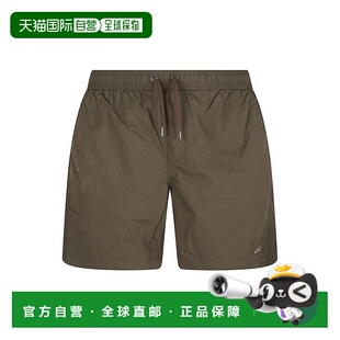 green绿色 香港直邮Herno CST00001U12494Z 抽绳泳裤 舒适时 男士
