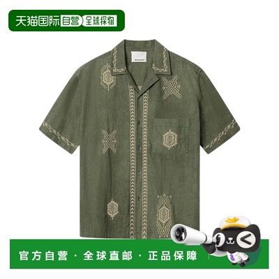 香港直邮Isabel Marant Zekim 短袖衬衫 CH0311HAD1I11H