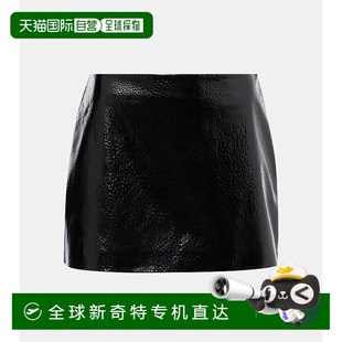 Frankie 女士 香港直邮The Shop 004134 Mary 仿皮迷你半身裙