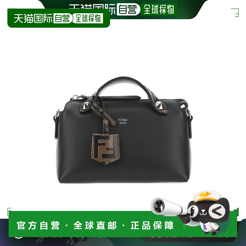 香港直邮Fendi 黑色By the Way Boston迷你手提包 8BL145A6CO