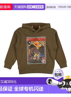 1h可退 香港直邮Timberland 天伯伦 男童 运动衫童装 green绿色