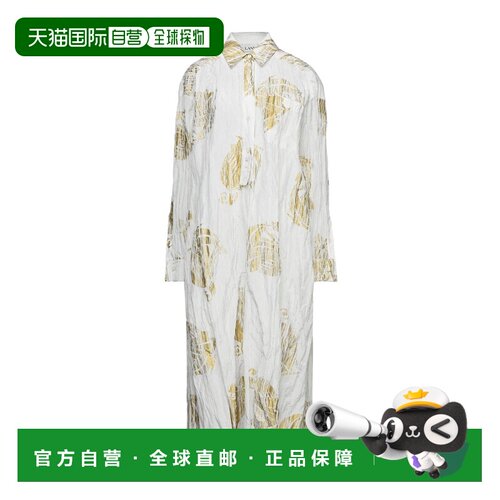 1h可退 香港直邮Lanvin 朗雯 女士 中长连衣裙 white白色 舒适时