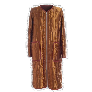 欧洲直邮KENZO高田贤三女士黄色长袖拉链羽绒服个性潮流质感时尚