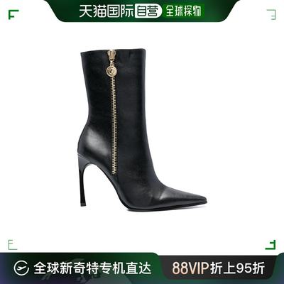 香港直邮Versace Jeans 范思哲 女士 拉链高跟短筒靴 75VA3S23ZS8