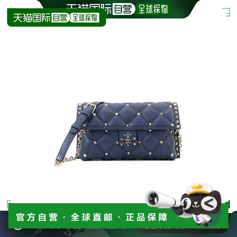 香港直邮VALENTINO 19FW Candy中号铆钉单肩包 Wo【付后1h可退】
