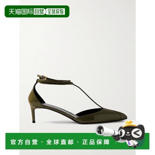 单鞋 香港直邮KHAITE 漆皮浅口鞋 MIA F3085938DARKOLIVE429 女士