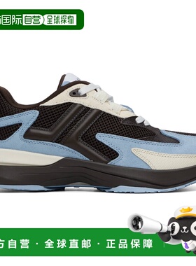 1h可退 香港直邮Lanvin 朗雯 男士 棕色 & 蓝色 JLA Mesh 运动鞋