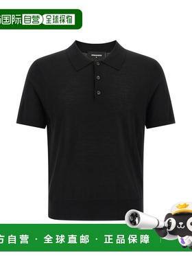 1h可退 香港直邮Dsquared2 二次方 男士 短袖針織 Polo 衫 S74HA1