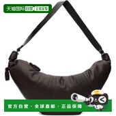 香港直邮Lemaire Belt 女士 1h可退 棕色 Rail Large Croissant