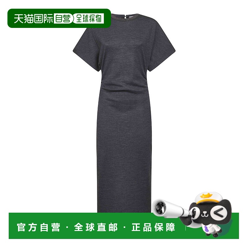 香港直邮Brunello Cucinelli 开衩连衣裙 MHR892A90