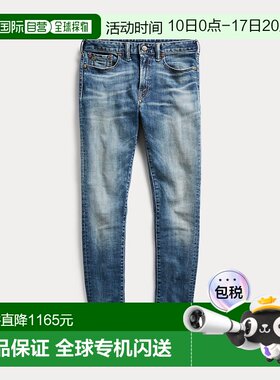 自营欧洲直邮RalphLauren拉夫劳伦 RRL弹力紧身牛仔裤直筒裤