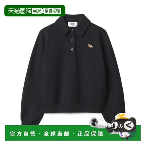 香港直邮MAISON KITSUNÉ 女士POLO衫 MRWJS08KM0341BLACK