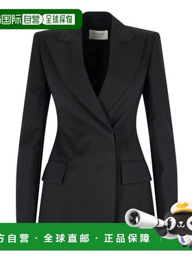 1h可退 香港直邮Sportmax 斯宝麦斯 女士 長袖修身西裝外套 26120