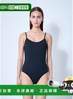 1h可退 香港直邮Moncler 盟可睐 女士 绗缝泳衣 8N00005788Q9999