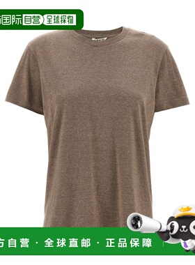 1h可退 香港直邮AURALEE 女士 混杂棉质T恤 A00T04STTOPBROWN