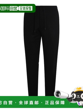 1h可退 香港直邮Canali 康钠丽 男士 黑色羊毛长裤 J7003RJJ03062