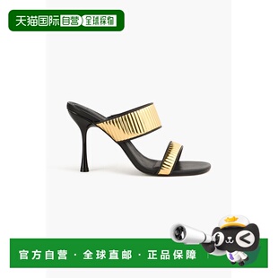 1h可退 香港直邮Simkhai 女士 Carter 镜面凉拖 124S019SPEBLACKG